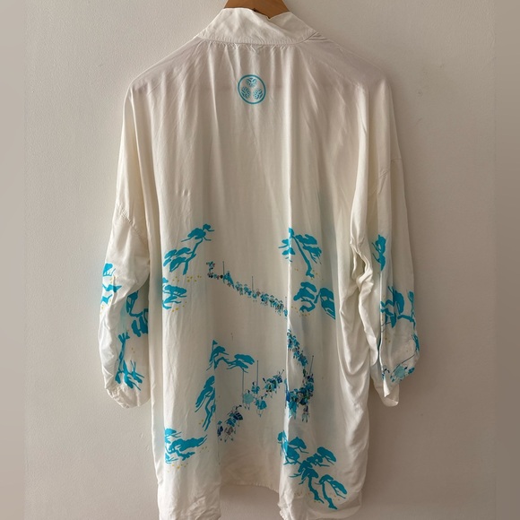 Real Kimono, thin nice cotton blouse made in Japan - Picture 2 of 8